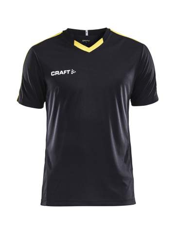 Progress Contrast – sporta krekls (vīriešiem), Melns/Zviedrijas dzeltens - Craft (1)