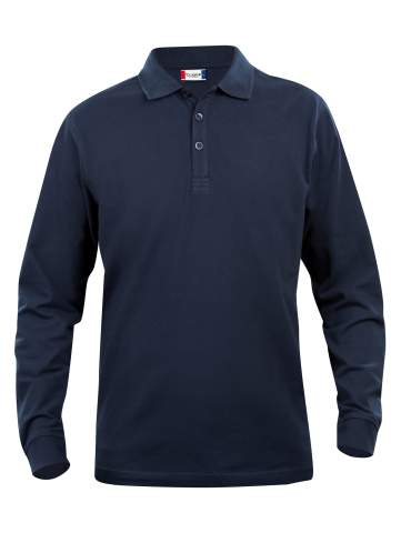 Basic L/S – polo krekls (bērniem), tumši zils - Clique (1)