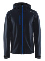 Light – softshell jaka (vīriešiem), Melns