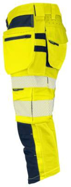 6577 PIRATE EN ISO 20471 CLASS 2/1 – bikses, Dzeltena/tumši zila – ProJob (4)
