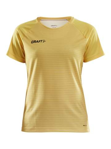 Pro Control Stripe – sporta krekls (sievietēm), Zviedrija Dzeltens/Flumino - Craft (1)