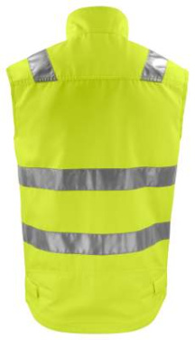 6711 EN ISO 20471 CLASS 2 – veste, Dzeltena/melna – ProJob (2)