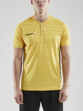 Pro Control Button – sporta krekls (vīriešiem), Zviedrija Dzeltens/Melns - Craft (2)