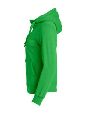 Basic Hoody – džemperis ar pilnu rāvējslēdzēju (sievietēm), ābolu zaļa - Clique (3)