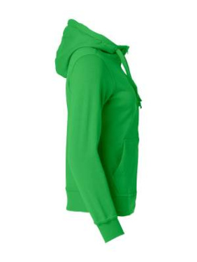 Basic Hoody – džemperis ar pilnu rāvējslēdzēju (sievietēm), ābolu zaļa - Clique (4)