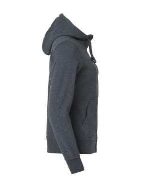 Basic Hoody – džemperis ar pilnu rāvējslēdzēju (sievietēm), antracīta melanža - Clique (4)