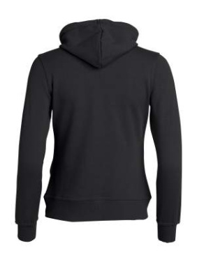 Basic Hoody – džemperis ar pilnu rāvējslēdzēju (sievietēm), melns - Clique (2)