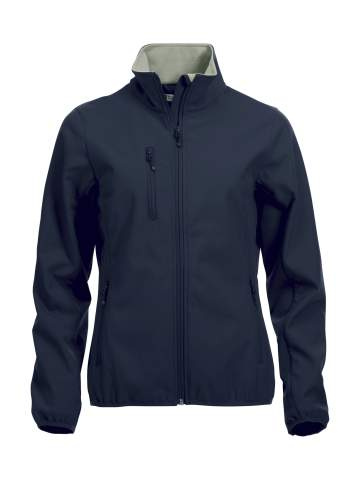 Basic Ladies – softshell jaka, tumši zils – Clique (1)