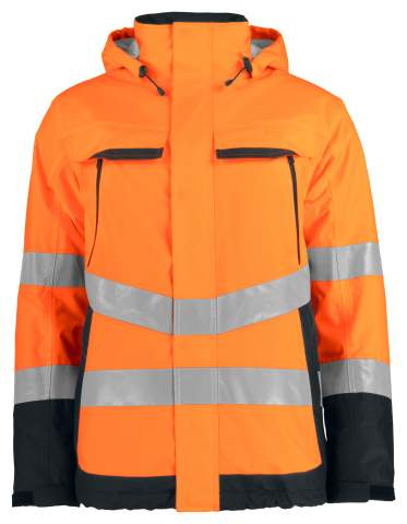 6441 PADDED FUNCTIONAL EN ISO 20471 CLASS 3 – jaka, Oranžs/melns – ProJob (1)