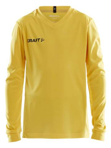 Squad Go Solid LS – sporta krekls (bērniem), Zviedrija Dzeltenā - Craft (1)