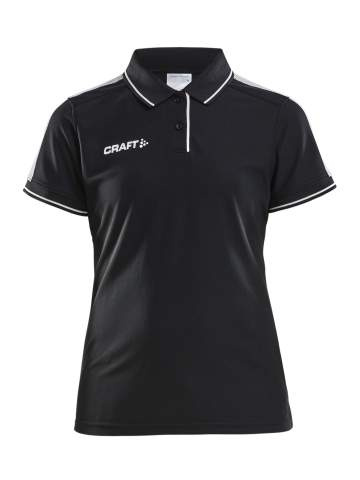 Pro Control polo krekls sievietēm, Melns/balts - Craft (1)