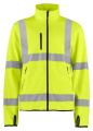 6105, LIGHTWEIGHT EN ISO 20471 CLASS 3 – softshell jaka, Dzeltena/melna