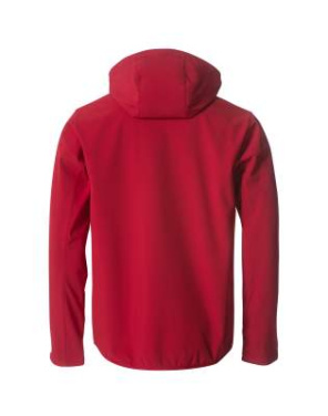 Basic Softshell – džemperis ar kapuci, sarkans – Clique (2)