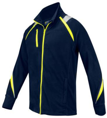 2328 MICROFLEECE – jaka, Jūras zils/dzeltens – ProJob (2)