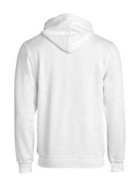 Basic Hoody – džemperis ar pilnu rāvējslēdzēju, balts – Clique (2)