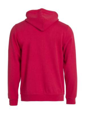 Basic Hoody – džemperis ar pilnu rāvējslēdzēju, sarkans – Clique (2)