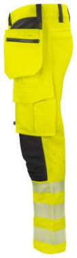 6527 – bikses, EN ISO 20471 CLASS 2, Dzeltena/melna - ProJob (4)