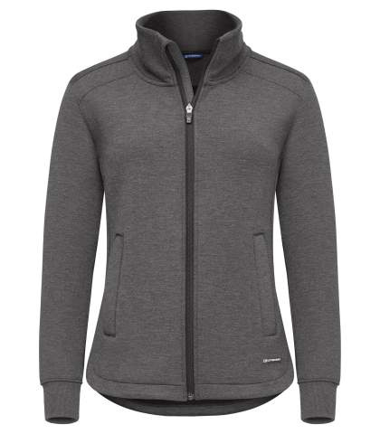 Pemberton Full Zip – jaka (sievietēm), Antracīta melanža - Cutter & Buck (1)
