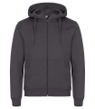 Miami Hoody – džemperis ar pilnu rāvējslēdzēju, Metāla pelēks