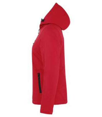 Padded Softshell – džemperis ar kapuci (sievietēm), Sarkans - Clique (3)