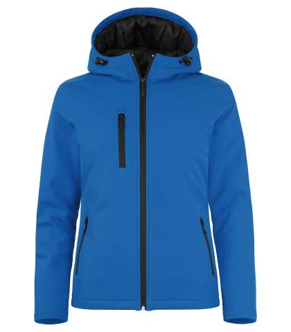 Padded Softshell – džemperis ar kapuci (sievietēm), Karaliski zils - Clique (1)