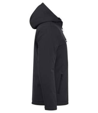Padded Softshell – džemperis ar kapuci, Melns – Clique (4)