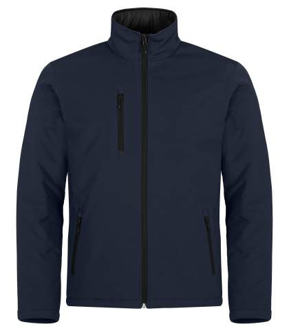 Padded – softshell jaka, Tumši zils – Clique (1)