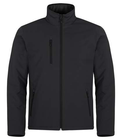 Padded – softshell jaka, Melns – Clique (1)