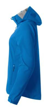 Basic Softshell Ladies – džemperis ar kapuci, karaliski zils – Clique (3)