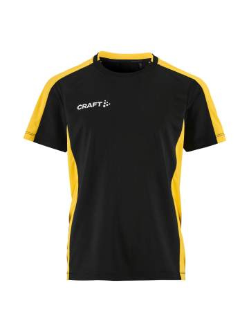 Evolve 2.0 Contrast – sporta krekls (bērniem), Melna/Zviedrijas dzeltena - Craft (1)