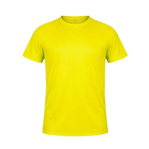 Bērnu T-krekls Tecnic Plus, Dzeltens – Makito