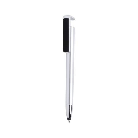 Turētājs Stylus Touch lodīšu pildspalva Finex, Sudrabs – Makito