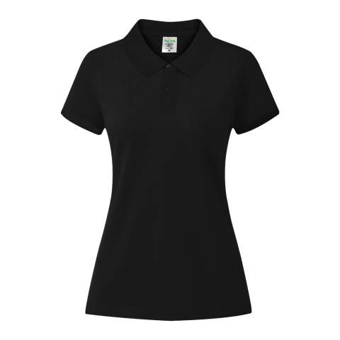 Sieviešu krāsains polo krekls "keya" WPS180, Melns – KEYA
