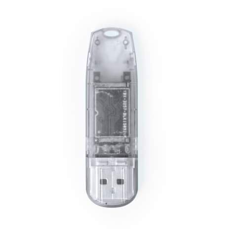 USB atmiņa Steya 16GB, Caurspīdīgs – Makito
