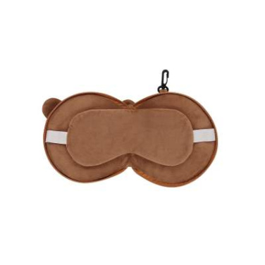 Ceļojuma acu maskas spilvens Stanek, Brūns – Makito (4)