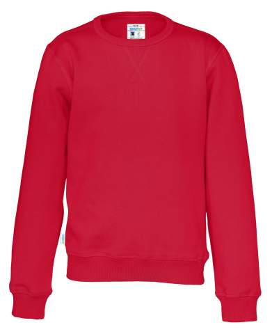 Crew Neck Kid – džemperis, Sarkans – Cottover (1)