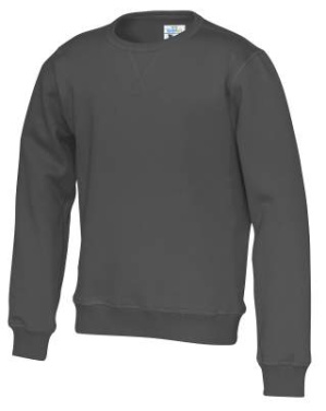 Crew Neck Kid – džemperis, Ogļu pelēks - Cottover (3)