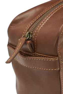 Leather Line Toilet Case – šorti, Konjaks – Derby of Sweden (3)