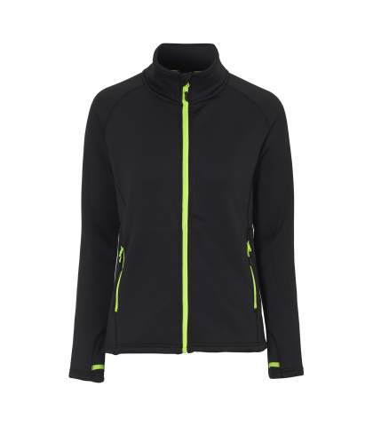 Barcelona fullzip woman – jaka, Melns – Graphix (1)