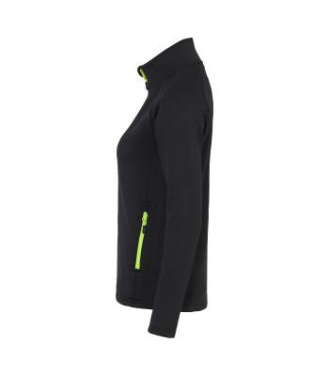 Barcelona fullzip woman – jaka, Melns – Graphix (4)