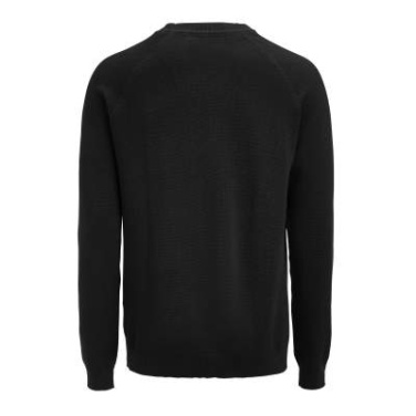 Ashland Casual – adīts džemperis (vīriešiem), Melns – James Harvest (3)