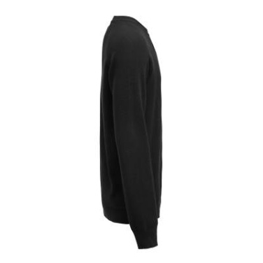 Ashland Casual – adīts džemperis (vīriešiem), Melns – James Harvest (4)