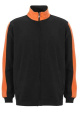 Genova Fullzip – džemperis, Melns/oranžs