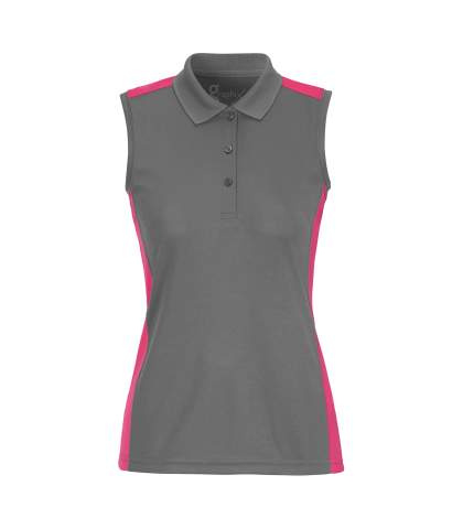 Valencia woman – polo krekls, Pelēks/neona rozā – Graphix (1)