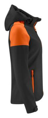 Prime – softshell jaka (sievietēm), Melns/oranžs – Printer PRIME (4)