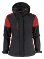 Prime Padded – softshell jaka (sievietēm), Melns/sarkans