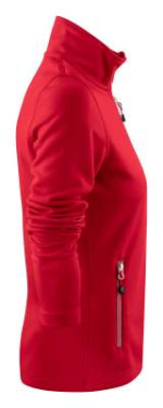 Powerslide Sweater – džemperis ar pilnu rāvējslēdzēju (sievietēm), Sarkans – Printer RED (4)