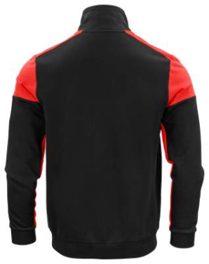 Prime Sweater – džemperis ar pilnu rāvējslēdzēju (vīriešiem), Melns/sarkans – Printer PRIME (2)