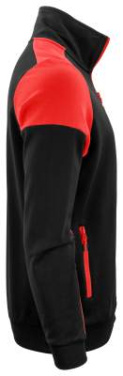 Prime Sweater – džemperis ar pilnu rāvējslēdzēju (vīriešiem), Melns/sarkans – Printer PRIME (4)