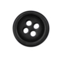 Button – krekls (mazs), Melns